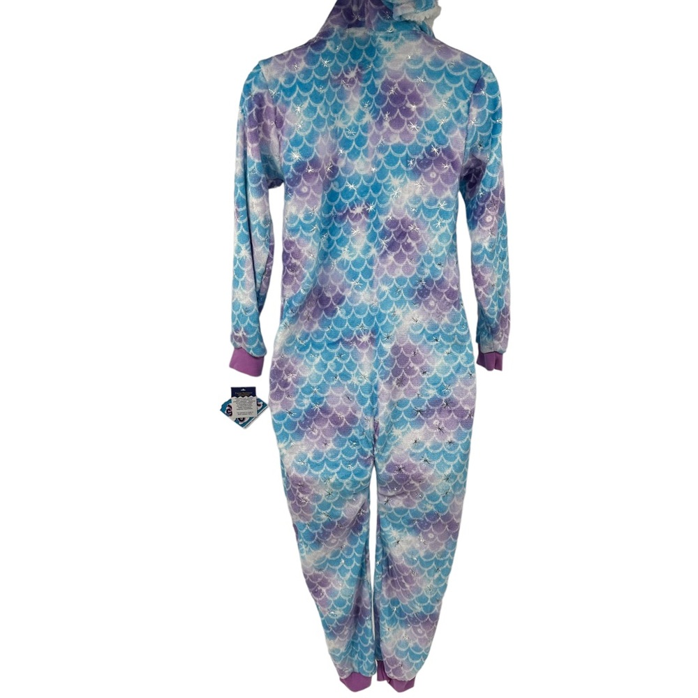 Sleep On It Kids Big Girl Mermaid Onesie Size Large 14 / 16 New with Tags - Picture 9 of 11
